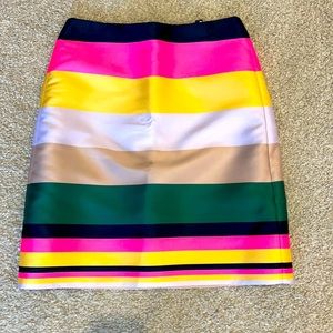 JCrew lined polyester skirt